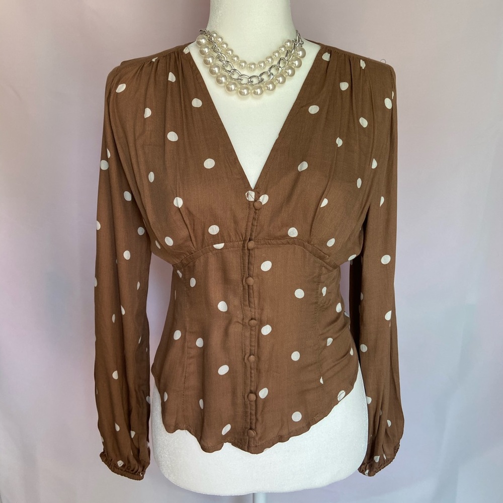 Polka Dot Blouse